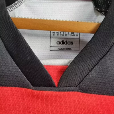 Alternative view of Kids' Kit Soccer Jersey Suit Flamengo I 24/25 - Red and Black