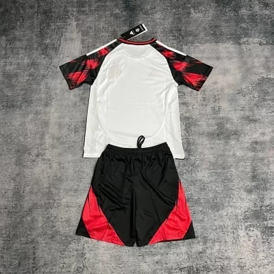 Alternative view of Kids' Kit Soccer Jersey Suit Flamengo II 25/26 - White and Black