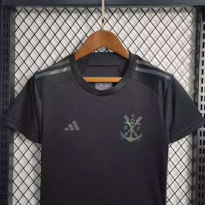 Alternative view of Kids' Kit Soccer Jersey Suit Flamengo III 23/24 - Black "Reflective" Iridescent