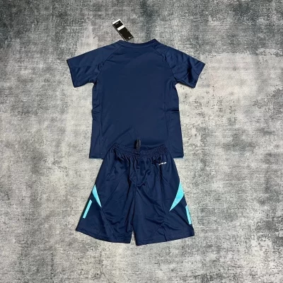 Alternative view of Kids' Kit Soccer Jersey Suit Flamengo Training 25/26 - Navy Blue