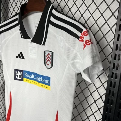 Kids' Kit Soccer Jersey Suit Fulham I 24/25 - White and Black - Image 4