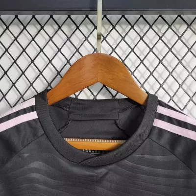 Kids' Kit Soccer Jersey Suit Inter Miami II 23/24 - Black and Pink - Image 3