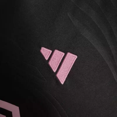 Kids' Kit Soccer Jersey Suit Inter Miami II 23/24 Long Sleeve - Black and Pink - Image 4