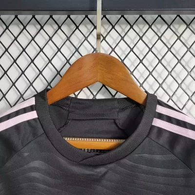 Alternative view of Kids' Kit Soccer Jersey Suit Inter Miami II 24/25 - Black and Pink
