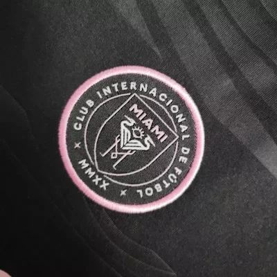 Kids' Kit Soccer Jersey Suit Inter Miami II 24/25 - Black and Pink - Image 4