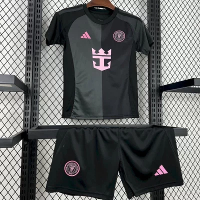 Kids' Kit Soccer Jersey Suit Inter Miami II 25/26 - Black - Image 3