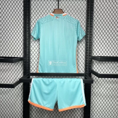 Alternative view of Kids' Kit Soccer Jersey Suit Inter Miami III 24/25 - Blue