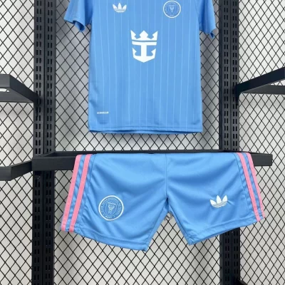 Kids' Kit Soccer Jersey Suit Inter Miami III 25/26 - Blue - Image 3
