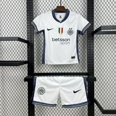 Kids' Kit Soccer Jersey Suit Inter de Milao Edicao Especial 24/25 - White