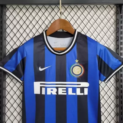 Alternative view of Kids' Kit Soccer Jersey Suit Inter de Milao I 09/10 - Blue and Black