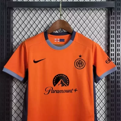 Alternative view of Kids' Kit Soccer Jersey Suit Inter de Milao III 23/24 - Orange