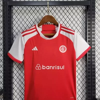 Alternative view of Kids' Kit Soccer Jersey Suit Internacional I 24/25 - Red and White