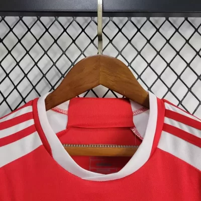 Kids' Kit Soccer Jersey Suit Internacional I 24/25 - Red and White - Image 3