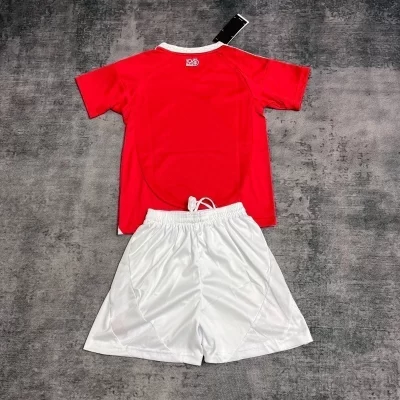 Alternative view of Kids' Kit Soccer Jersey Suit Internacional I 25/26 - Red and White