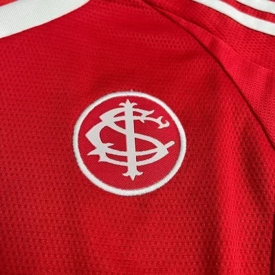 Kids' Kit Soccer Jersey Suit Internacional I 25/26 - Red and White - Image 4