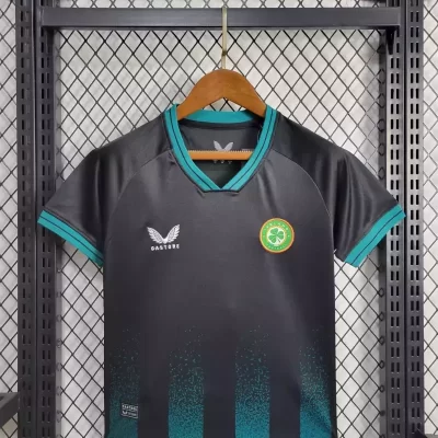 Alternative view of Kids' Kit Soccer Jersey Suit Irlanda III 2023/24 - Black and Green