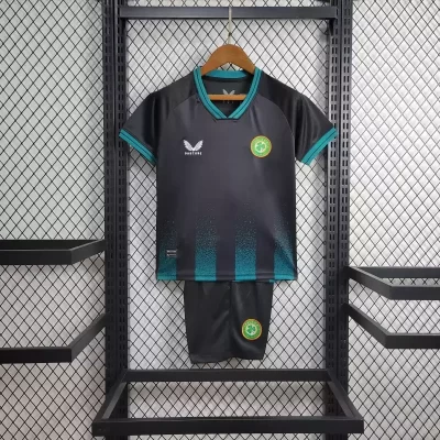Kids' Kit Soccer Jersey Suit Irlanda III 2023/24 - Black and Green