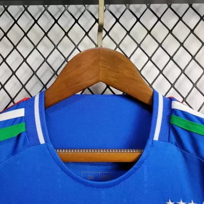Alternative view of Kids' Kit Soccer Jersey Suit Italia I 2024/25 - Blue and White