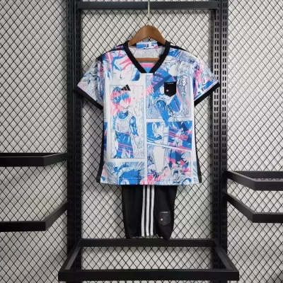Kids' Kit Soccer Jersey Suit Japao Especial "Dragon Ball" 2022/23 - White