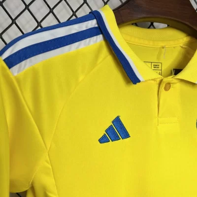Kids' Kit Soccer Jersey Suit Leeds United II 24/25 - Yellow - Image 4