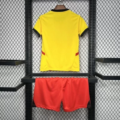Alternative view of Kids' Kit Soccer Jersey Suit Lens I 24/25 - Yellow and Red
