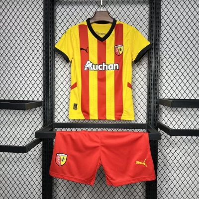 Kids' Kit Soccer Jersey Suit Lens I 24/25 - Yellow and Red