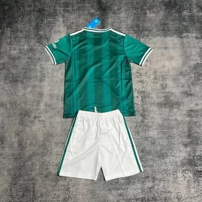 Alternative view of Kids' Kit Soccer Jersey Suit Liverpool 25/26 - Green and White