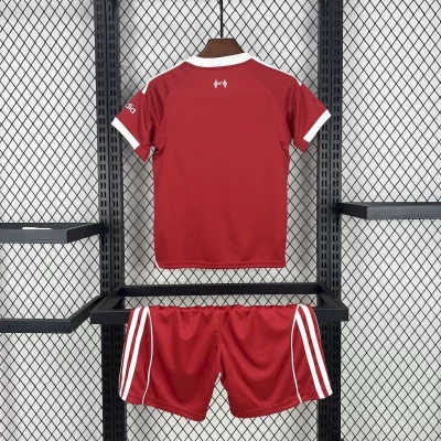 Alternative view of Kids' Kit Soccer Jersey Suit Liverpool I 25/26 - Red