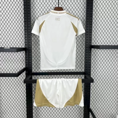 Alternative view of Kids' Kit Soccer Jersey Suit Los Angeles FC II 25/26 - White and Gold