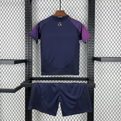 Alternative view of Kids' Kit Soccer Jersey Suit Los Angeles Galaxy II 25/26 - Blue and Purple