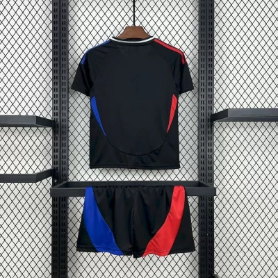 Alternative view of Kids' Kit Soccer Jersey Suit Lyon II 24/25 - Black