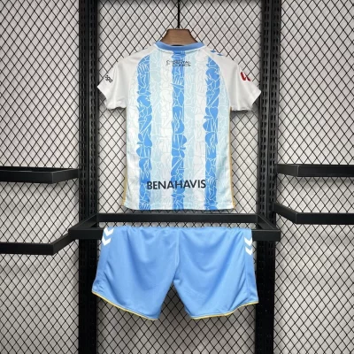 Alternative view of Kids' Kit Soccer Jersey Suit Malaga I 24/25 - Blue and White