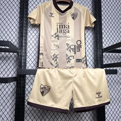 Kids' Kit Soccer Jersey Suit Malaga III 24/25 - Beige - Image 3