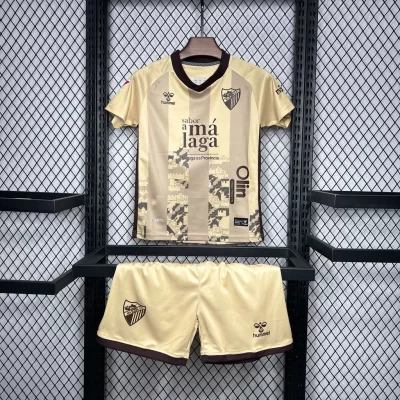 Kids' Kit Soccer Jersey Suit Malaga III 24/25 - Beige