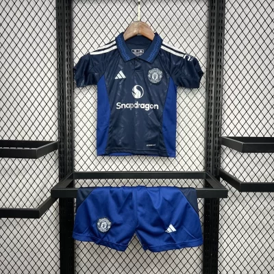 Kids' Kit Soccer Jersey Suit Manchester United II 24/25 - Blue