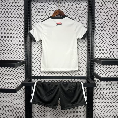 Alternative view of Kids' Kit Soccer Jersey Suit Manchester United III 24/25 - White and Black