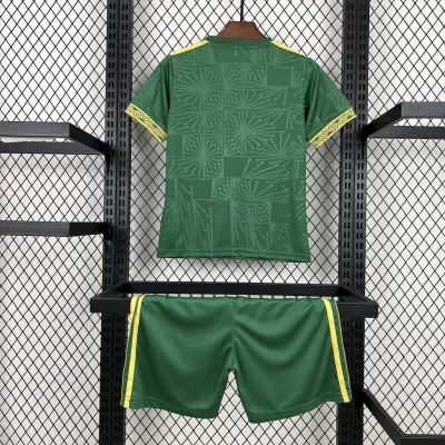 Alternative view of Kids' Kit Soccer Jersey Suit Mexico 2025/26 - Green and Gold