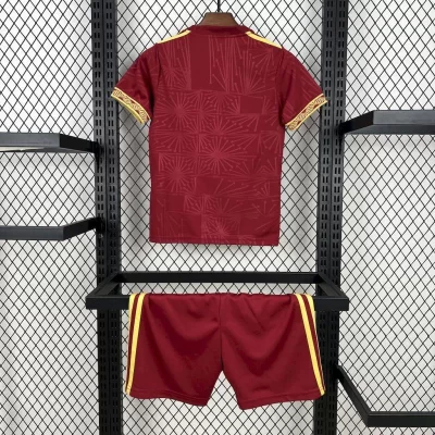 Alternative view of Kids' Kit Soccer Jersey Suit Mexico 2025/26 - Grena and Gold