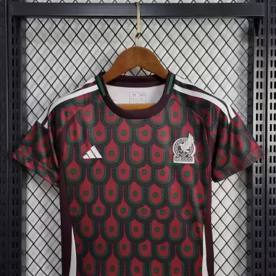 Alternative view of Kids' Kit Soccer Jersey Suit Mexico I 2024/25 - Grena
