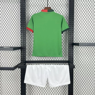 Alternative view of Kids' Kit Soccer Jersey Suit Mexico I 2025/26 - Green and White