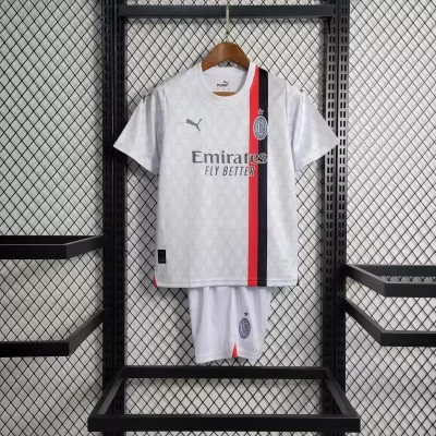Kids' Kit Soccer Jersey Suit Milan II 23/24 - White