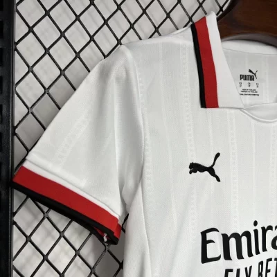 Kids' Kit Soccer Jersey Suit Milan II 24/25 - White - Image 4
