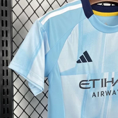 Kids' Kit Soccer Jersey Suit New York City I 25/26 - Blue and White - Image 4