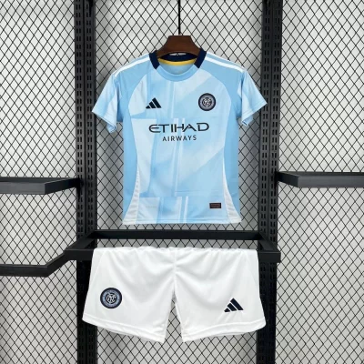 Kids' Kit Soccer Jersey Suit New York City I 25/26 - Blue and White