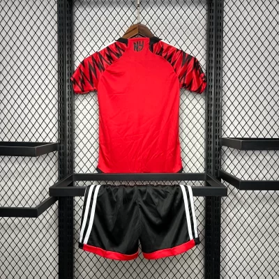Alternative view of Kids' Kit Soccer Jersey Suit New York Red Bulls II 24/25 - Red and Black