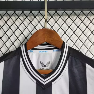 Kids' Kit Soccer Jersey Suit Newcastle I 23/24 - Black and White - Image 3