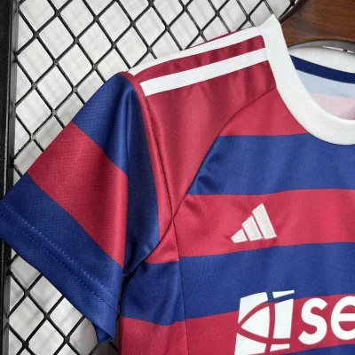 Kids' Kit Soccer Jersey Suit Newcastle II 24/25 - Blue and Red - Image 4