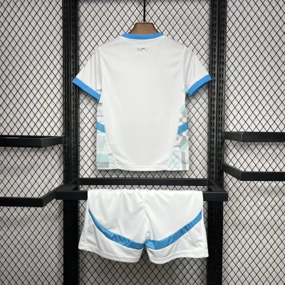 Alternative view of Kids' Kit Soccer Jersey Suit Olympique de Marseille I 24/25 - White