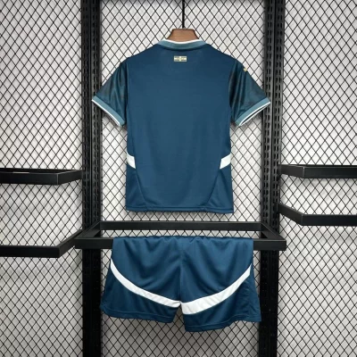Alternative view of Kids' Kit Soccer Jersey Suit Olympique de Marseille II 24/25 - Blue