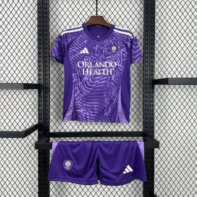 Kids' Kit Soccer Jersey Suit Orlando City I 25/26 - Purple